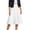Z777 White, variant on Landzoo Women'S Skirts Solid Color Elastic Waist Summer Quick Dry Women A-line Skirt Size L Black