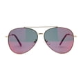 thumbnail image 3 of Iconic Officer Cop Sunglasses with Spectrum Color Mirror Lenses Gold Red Mirror, 3 of 4
