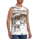 thumbnail image 2 of Balery Woodland Forest With Deers Camisetas sin mangas para hombre, absorbe la humedad y protege contra el mal olor.-Medium, 2 of 7