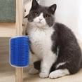 thumbnail image 2 of US Pet Cat Self Groomer Brush Wall Corner Mount Grooming Massage Comb Toy Catnip, 2 of 5