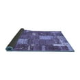thumbnail image 2 of Ahgly Company Indoor Rectangle Patchwork Blue Transitional Area Rugs, 6' x 9', 2 of 4