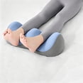 thumbnail image 4 of Foam Leg Elevation Pillow Ergonomic Wedge Leg Rest Support for Sleeping Relieving Leg Pressure Reducing Swelling Washable Cover Elevated Foot Rest for Bed, 4 of 9