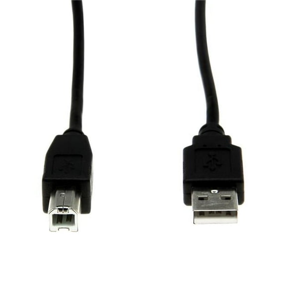 High Speed USB 2.0 - 6 ft. USB Cable, Black