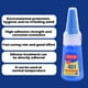 thumbnail image 2 of Adhesivo instantáneo 401 de 20 g: superpegamento duradero y resistente para PVC, cuero, cerámica, madera y más., 2 of 5