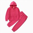 thumbnail image 2 of HCNTES Baby Girl Clothes Winter Toddler Girls Clothes Fall Winter Outfit Sets, Baby Girl 12 18 24 Months 2T 3T 4T 2PCS Sports Suit Long Sleeve Two Piece Baby Clothes, 2 of 4