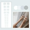 thumbnail image 2 of GHYJPAJK Jtz Leg-128 Transparent White Striped Leg Toe Instep Bright Face Finger Instep Piece 24 Piece Instep Toe Instep Product 24 Pieces Perforated Beauty Instep Tool Instep Piece 24pcs, 2 of 8