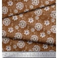 thumbnail image 2 of Soimoi Poly Georgette Fabric Artistic Floral Decor Fabric Printed Yard 42 Inch Wide, 2 of 3