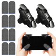 thumbnail image 2 of 1 Set Game Triggers Mobile Phone Controllers Game Buttons with Game Finger Sleeves, 2 of 2