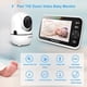 thumbnail image 4 of Monitor de actualización HelloBaby, pantalla de 5 pulgadas con batería de 30 horas, monitor de bebé con video panorámico, inclinable y zoom con cámara y audio, visión nocturna, VOX, conversación bidir, 4 of 4