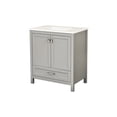 thumbnail image 7 of 30" Grey Vanity - Marble Countertop & Soft - Closing System - Bathroom Setup - Functional Storage Solution, 7 of 7