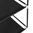 thumbnail image 7 of Veryke 69" Portable Clothes Closet, Fabric Wardrobe Double Rod Storage Organizer Shelf - Black, 7 of 7