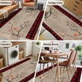 thumbnail image 5 of Christmas Red Black Plaid Area Rugs 3'x5', Small Throw Rugs for Living Room Bedroom, Vintage Xmas Tree Birds on Branch Indoor Outdoor Rug Non-Slip Low Pile Carpet Runner Reversible Floor Mats, 5 of 8