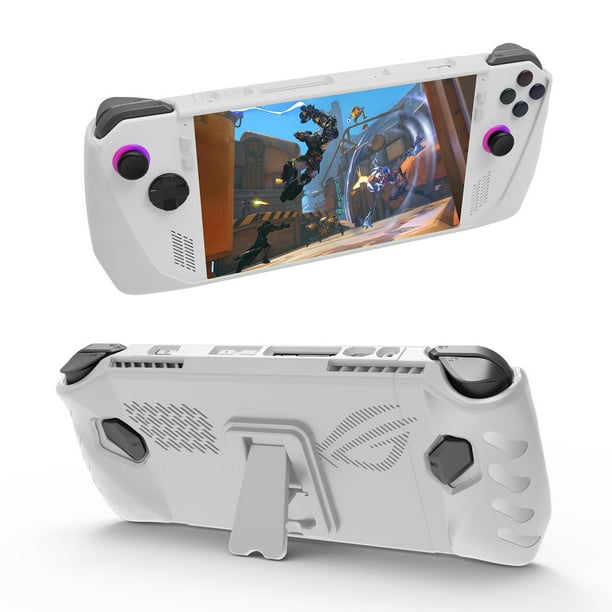 Funda protectora de TPU para consola de juegos ROG Ally con soporte trasero y cubierta protectora antideslizante