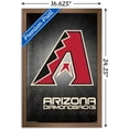 thumbnail image 3 of MLB Arizona Diamondbacks - Logo 16 Wall Poster, 14.725" x 22.375", Framed, 3 of 3