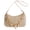 Khaki-1, variant on Spencer Shoulder Bags for Women, Straw Hobo Tote Handbag Mini Clutch Purse with Zipper Closure, Women's Woven Retro Shoulder Bag
