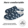 thumbnail image 6 of Fotbe Submarine With Periscope Pattern Women's Fuzzy Curly Fur Memory Foam Loafer Slippers Indoor Outdoor Slippers Winter Home Shoes-40/41, 6 of 7