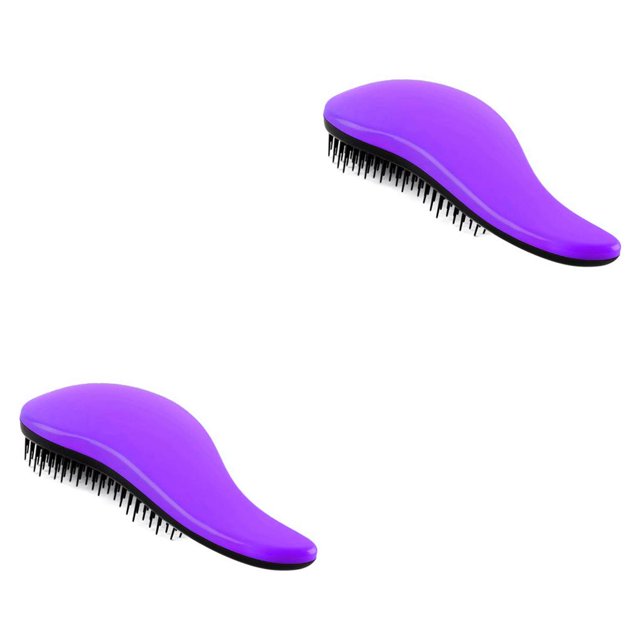 Jumpingount Peine con mango mágico para mujer, 1 Uds., cepillo de pelo de masaje antiestático, cepillo de pelo de masaje para desenredar a los niños, Type4 NO4 Jumpingount CBP021808