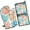Coastal Coral, variant on Coastal Coral Kitchen Oven Mitt and Pot Holder Sets 2 Pcs for Baking, Cooking and Grilling, Heat Resistant Up To 392 °F