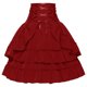 thumbnail image 1 of Vestido Medieval victoriano con ribete de satén para mujer, faldas góticas con volantes, corsé Vintage, falda Steampunk, vestido de carnaval de Halloween, 1 of 3
