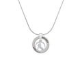 thumbnail image 2 of Delight Jewelry Field Hockey Player Silhouette in 1/2'' Disc Hockey Ring Charm Necklace, 18", 2 of 4