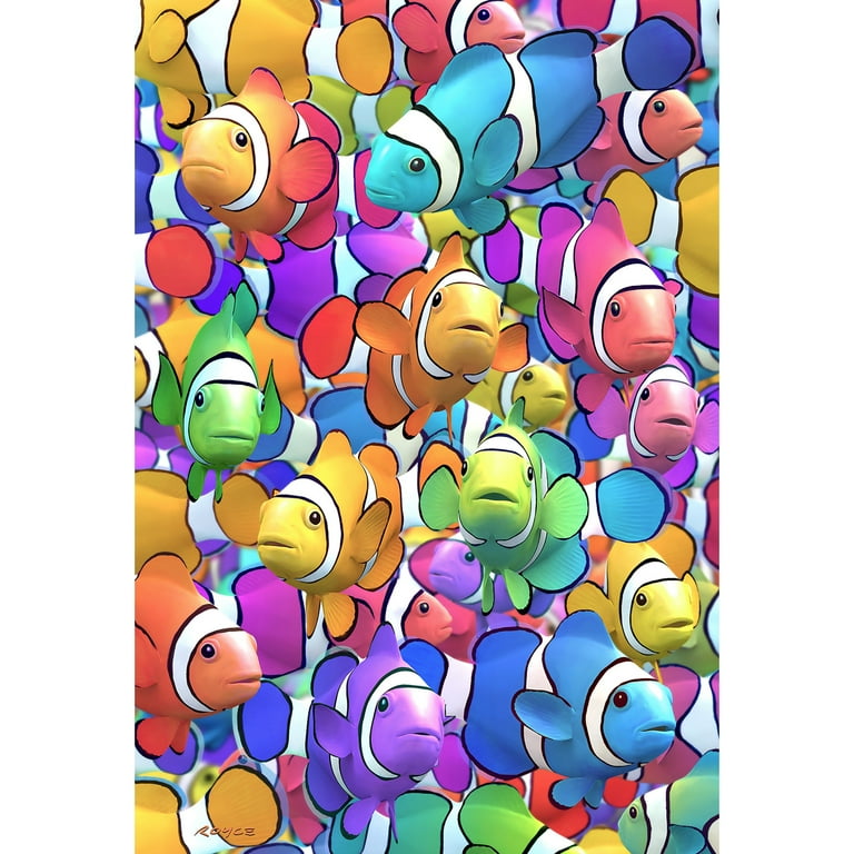 Cra-Z-Art Royce Super Deep 3D 300-Piece Clown Fish Magic Cra-Z-Art Royce Super Deep 3D 300-Piece Clown Fish Magic
