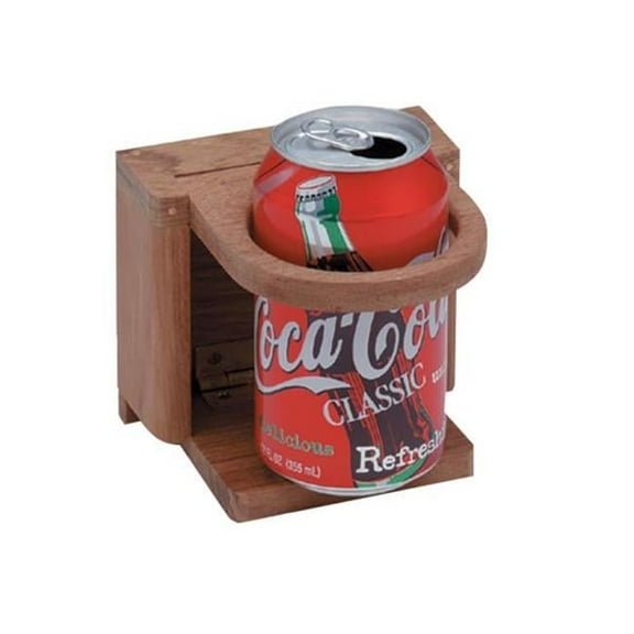 Teak Folding Drink Holder