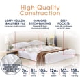 thumbnail image 2 of Cheer Collection All Season Rayon From Bamboo Plush Mattress Pad - King, 2 of 5