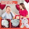 thumbnail image 5 of CELNNCOE Hand Casting Kit Couples,DIY 3D Plaster Cast Hands - Hand Holding Craft for Couples, Adult & Child, Family, Friends.Valentine's Day Gifts Newborn Baby Souvenirs Anniversary,Gifts for Women, 5 of 7