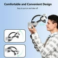 thumbnail image 3 of Batery Head Strap for Meta Quest 3S/3, 6000mAh Detachable Batery Pack Replacement for Quest 2, Adjustable Head Strap Enhanced Comfort and Support, Extend Playtime, 3 of 8