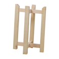 thumbnail image 2 of Soporte para plantas de suelo, soporte para macetas de madera, fácil de usar, portátil, antideslizante y estable. Doble capa beige, 2 of 9