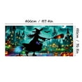 thumbnail image 2 of Halloween Garage Door Decoration Halloween Witch Door Cover Hanging Banner Large Pot Background Mural Suitable For Home Outdoor Indoor Parties Walls Windows Flags_ Banners & Accessories Home Decor, 2 of 3