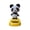 Yellow, variant on mdesiwst Car Ornament Solar-Powered Panda Dashboard Nodding Toy Car Interior Decoration with Swing Head Cute Car Dashboard Accessory Fun Gift for Car Lovers