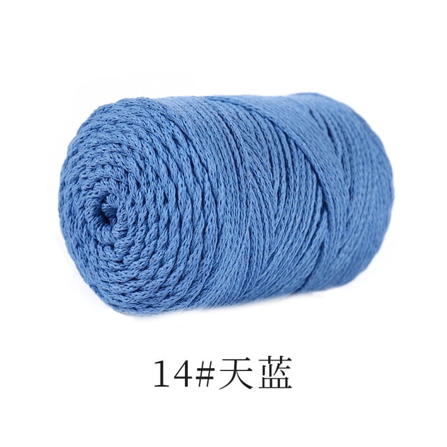 Nvzi Hilo para ganchillo - Suave y fácil de trabajar, ideal para bufandas, gorros, mantas y proyectos de bricolaje - Hilo premium para ganchillo, perfecto para principiantes y expertos, azul