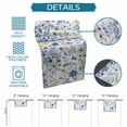 thumbnail image 7 of Hokiten Table Runners 108 Inches Long Dress Scarves, Botanical Floral Farmhouse Coffee/Dining/Kitchen Table Runner for Living Room, Blue Flowers Watercolor Wildflowers 13x108 Inch, 7 of 7