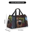 thumbnail image 2 of Lsque Scooby-Doo Pattern Hand Travel Bag, Weekender Carry On for Women Men, Sports Gym Bag, Workout Duffel Bag, Overnight Shoulder Bag fit 15.6 Inch Laptop, 2 of 6