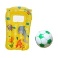 thumbnail image 2 of Tabla de surf inflable para adultos, tablas de agua flotantes, balsa de piscina inflable amarillo, 2 of 8