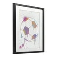 thumbnail image 3 of Stupell Industries Graffiti Soccer Ball Drip Black Framed Print Under Glass, design by Marcus Prime, 16 x 13, 3 of 10