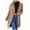 Khaki, variant on Lindreshi Jackets for Women Casual Fall Clearance Women Fashion Loose Casual Large Lapel Irregular Mid-length Double-Sided Plush Coat Furry Windbreaker Coat