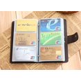 thumbnail image 5 of Leather Credit Card Holder Business ID Card Case Book Style Name Card Holder Book, 5 of 5