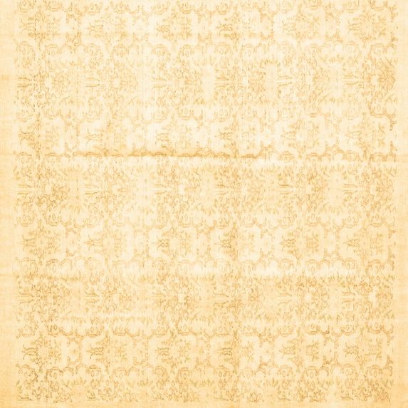 Ahgly Company Indoor Square Persian Brown Traditional Area Rugs, 8' Square