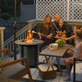 thumbnail image 7 of 30" Propane Gas Fire Pit Table, 50000 BTU Round Steel Fire Pit with Imitation Wood Grain Finish for Outside Patio Deck Garden Backyard, 7 of 7