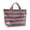 Green, variant on Striped Tote Purse, 16Γ12Γ6 In Waterproof Beach Bag, Large PVC Retro Casual Handbag For Travel Shopping Gym(Green)