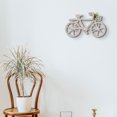 thumbnail image 4 of Accent Collection Farmhouse Wood Cycle Key Wall Mount Hanger Brown With 3 Hooks rack, Brown, 4 of 7