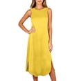 thumbnail image 6 of Vrorvz Long Nightgown for Womens Sleeveless Tank Nightshirts Sleepwear Loose Nightdress Nightgowns, 6 of 6