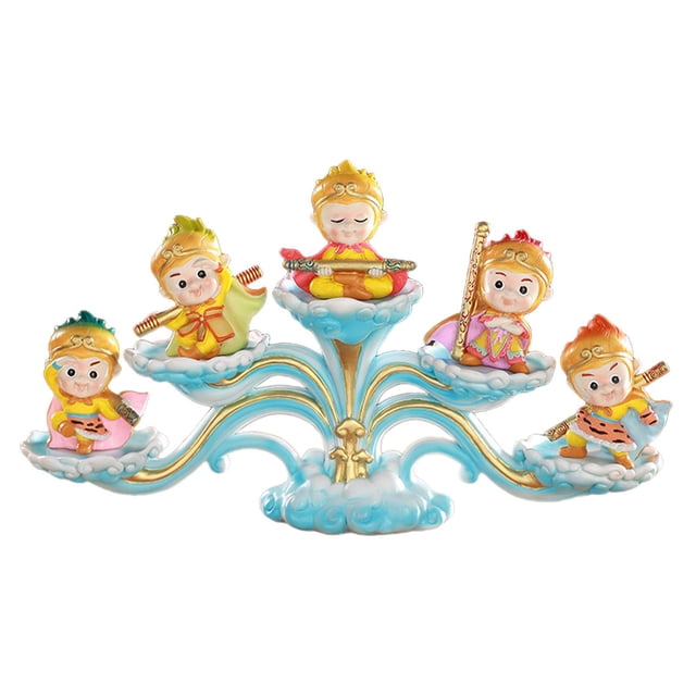 Figura de Wukong, bonito adorno de mesa para centro de mesa, armario de oficina Soporte horizontal