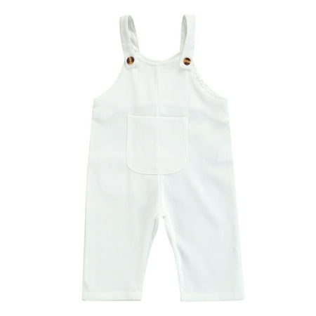 

Baby Boy Girl Corduroy Overalls Suspender Bib Pants One-Piece Strap Jumpsuit