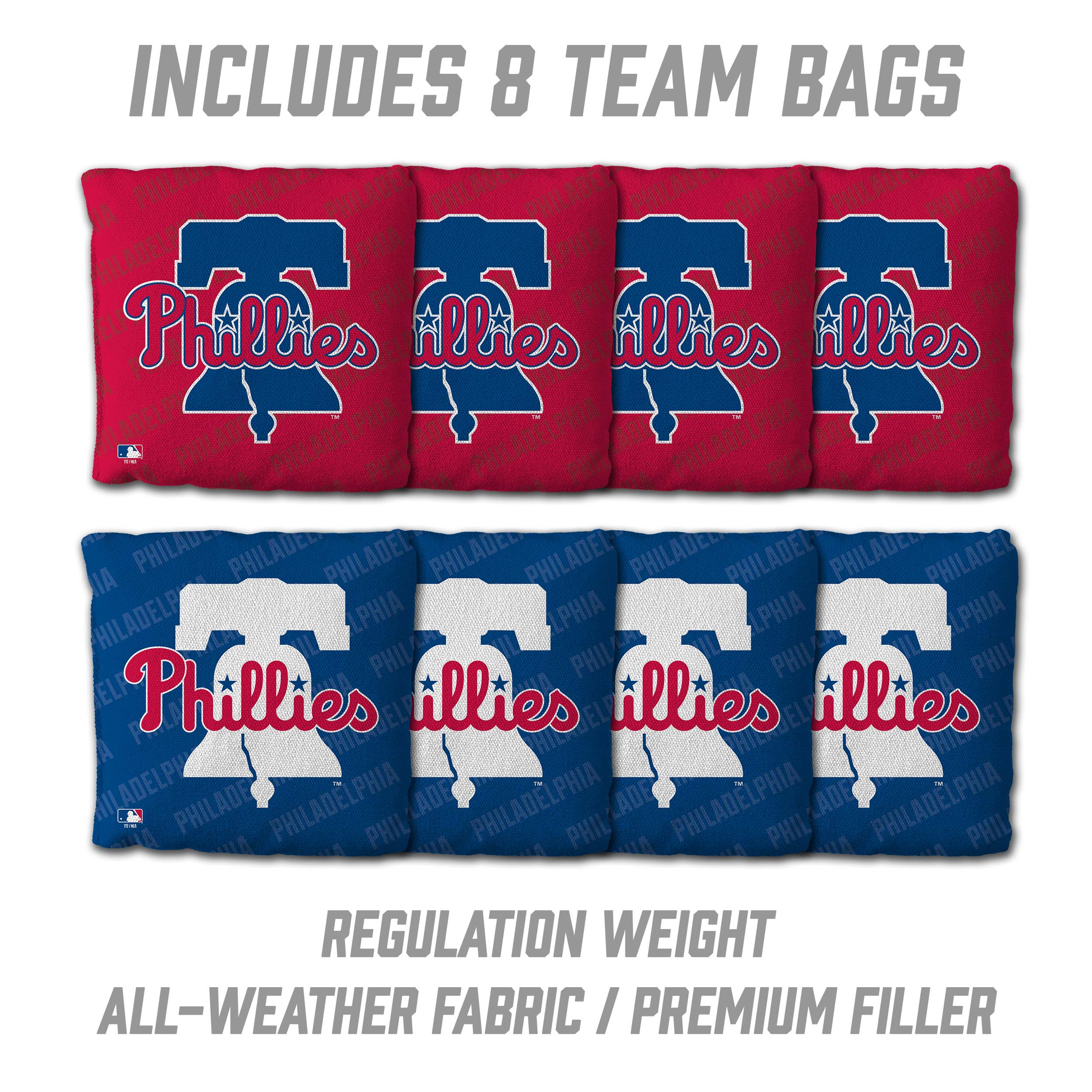 YouTheFan MLB Philadelphia Phillies 2' x 3' Cornhole Game