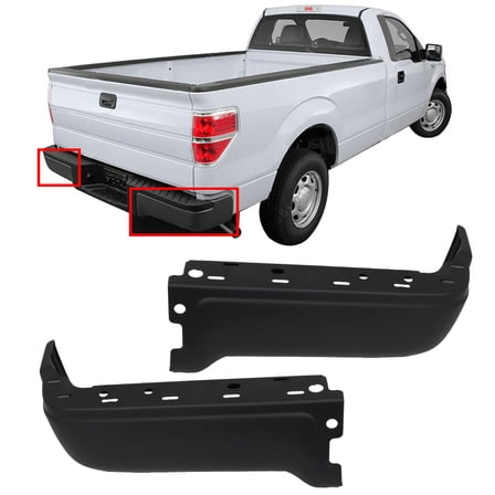 2pcs All-Metal Steel Rear Bumper Corner Covers, Fit for Ford F-150 (2009-2014), 09-14 F-150 Rear Bumper Corner Cover