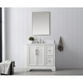 thumbnail image 1 of Vanity Art 36 Inch Single Sink Bathroom Vanity with Ceramic Sink and Engineered Marble Top, Without Mirror, 1 of 5