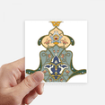 thumbnail image 1 of Autocollant Coloré baroque illustration pattern Carré Imperméable Autocollants Papier Peint Voiture decal, 1 of 1